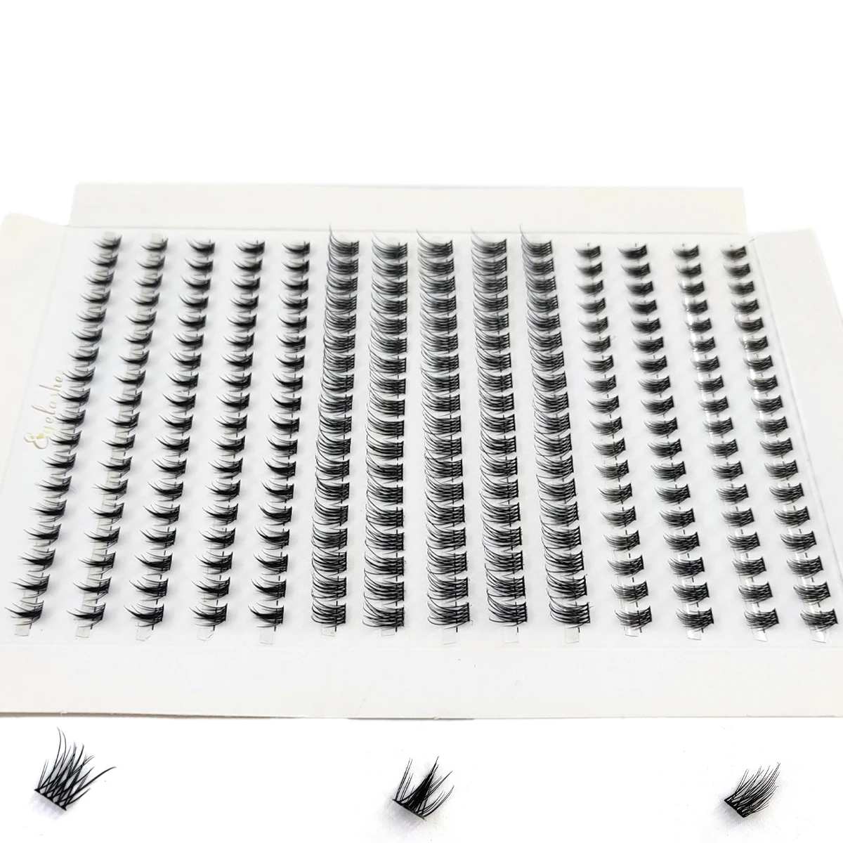 Eyelash Extension Anime - AMSDCN Bottom&Spiky Lashes Clusters Volume Individual