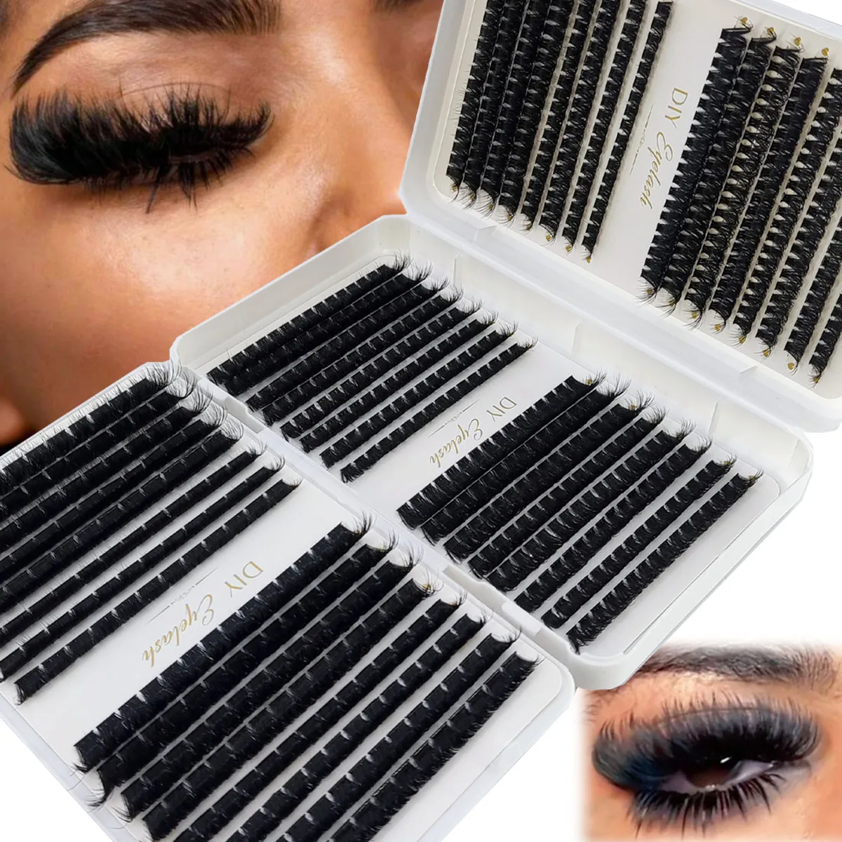 Eyelash Extension Anime - HBZGTLAD 200D-60D Bottom and Pointed Eyelash