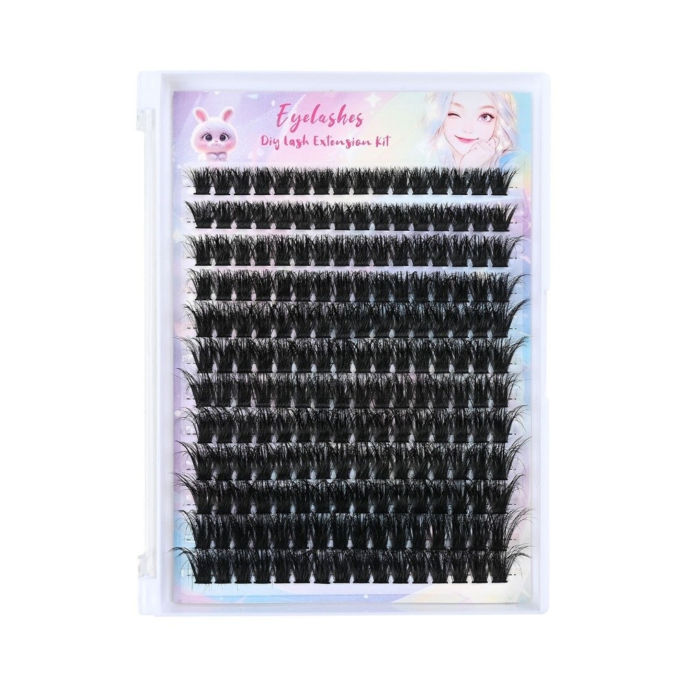 Eyelash Extension Wispy Look - Natural Look False Eyelashes Bond and