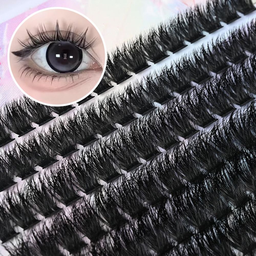 Natural Look False Eyelashes W - Eyelash Extension Wispy Look ulasan dan harga