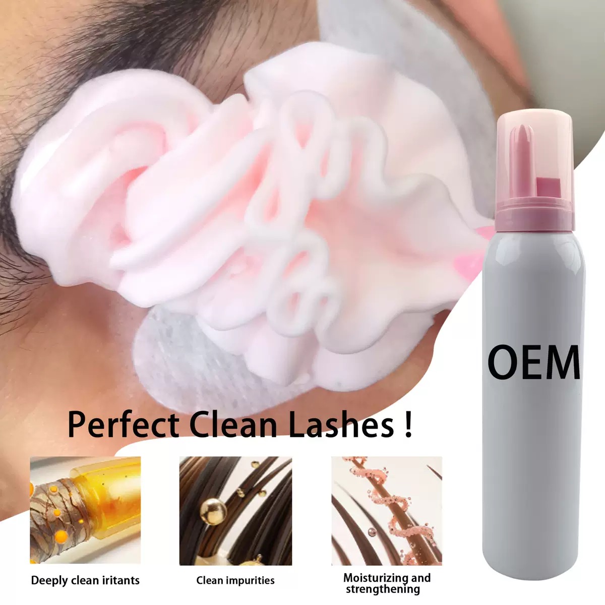 Customized  Whipped Lash Shamp - Eyelash Extension Wash ulasan dan harga