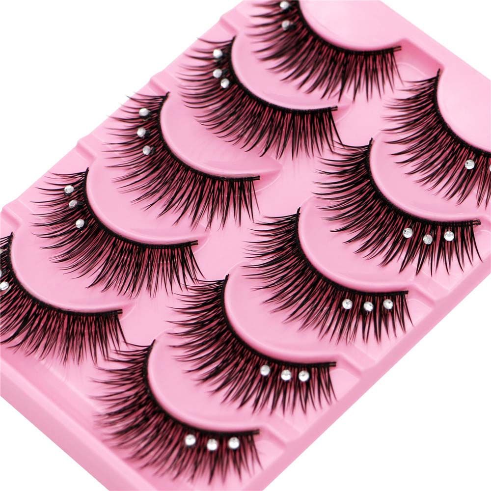 Lasting Shiny Rhinestone Glitt - Eyelash Extension For Big Eyes ulasan dan harga