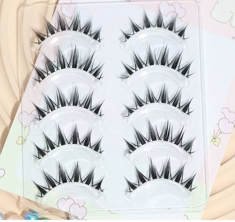 5-pair Manga Eye A Shaped Fals - Eyelash Extension Douyin ulasan dan harga