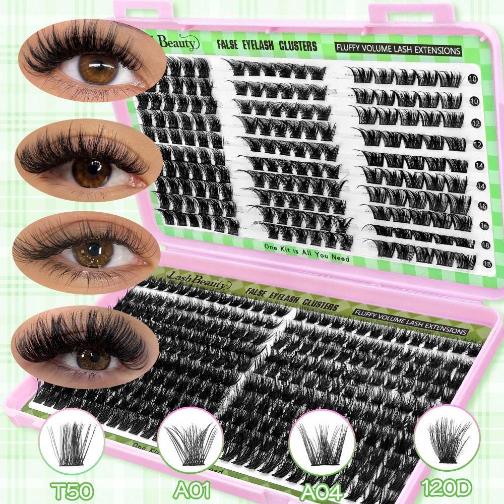 Natural Look False Eyelashes B - Eyelash Extension Wispy Look ulasan dan harga