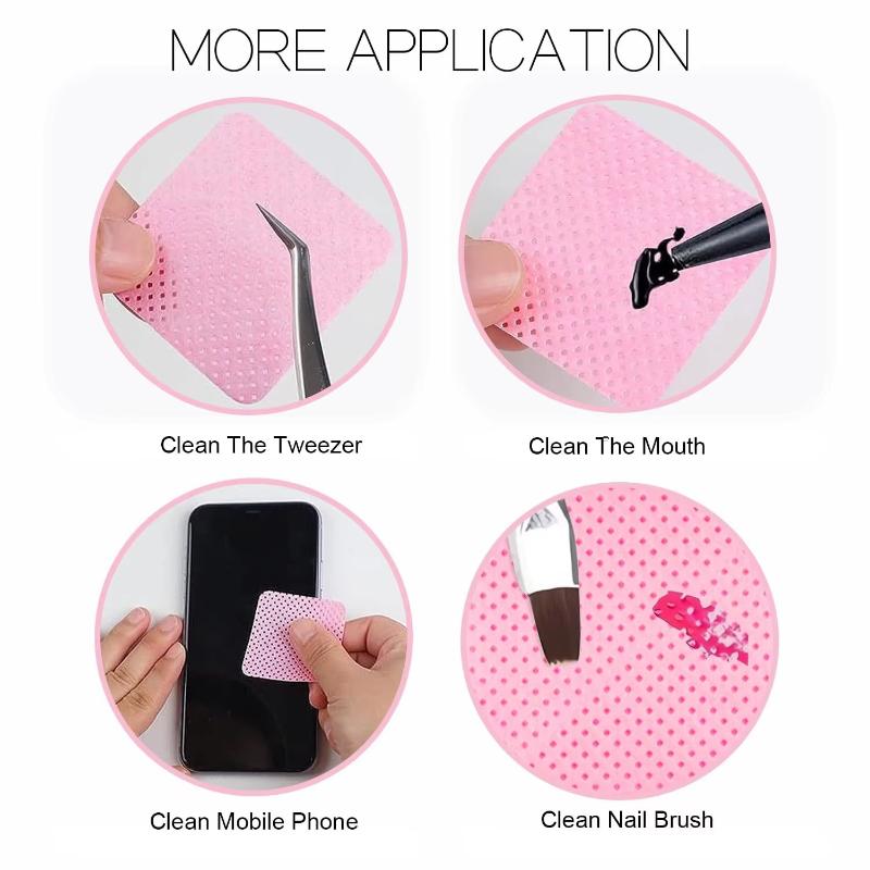 200Pcs Lint‑Free Nail Wipes Ey - Eyelash Extension Remover ulasan dan harga