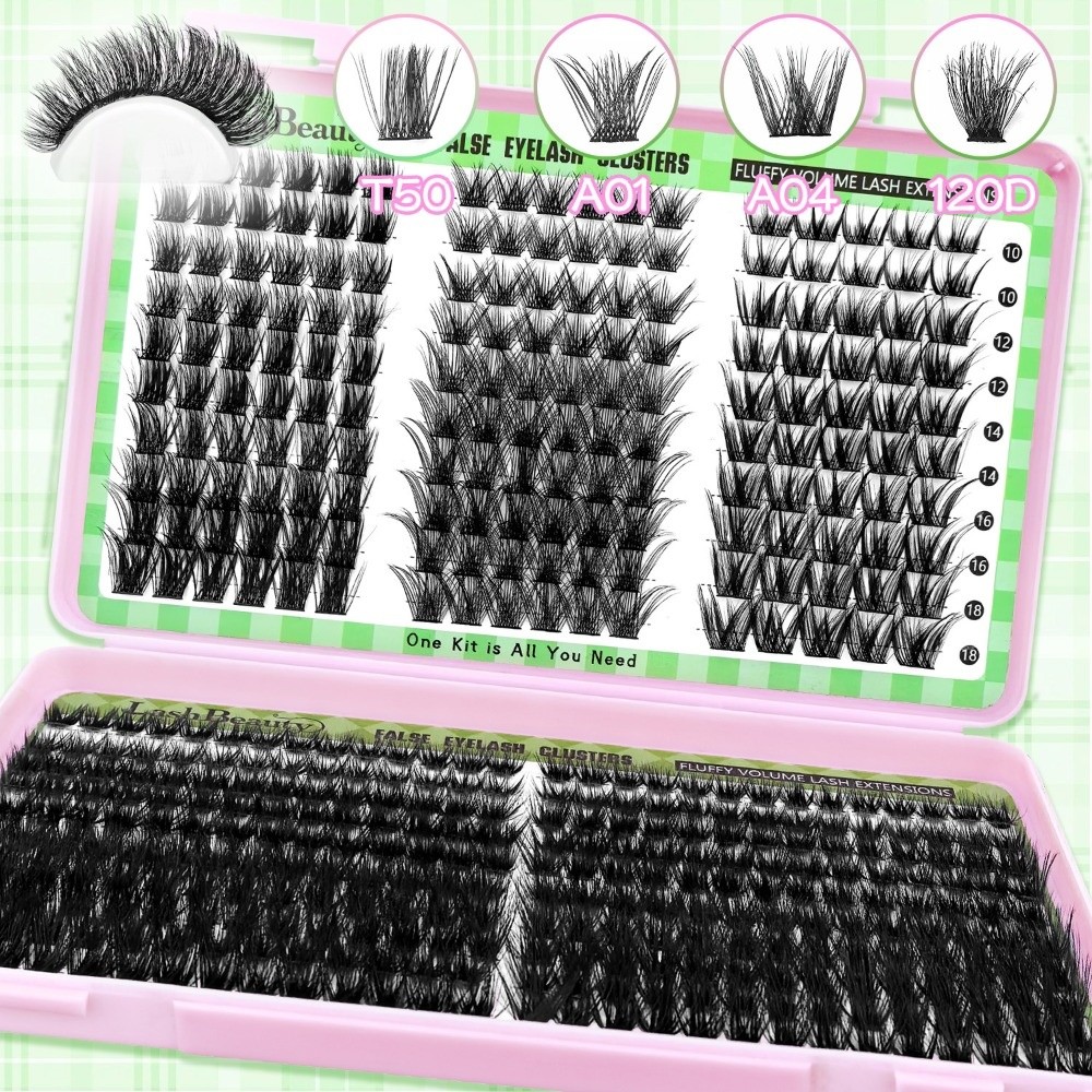 Natural Look False Eyelashes W - Eyelash Extension Wispy Look ulasan dan harga