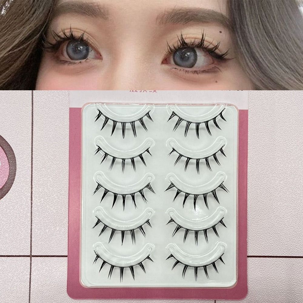 Faux Mink False Eyelashes 5 Pa - Eyelash Extension Anime ulasan dan harga