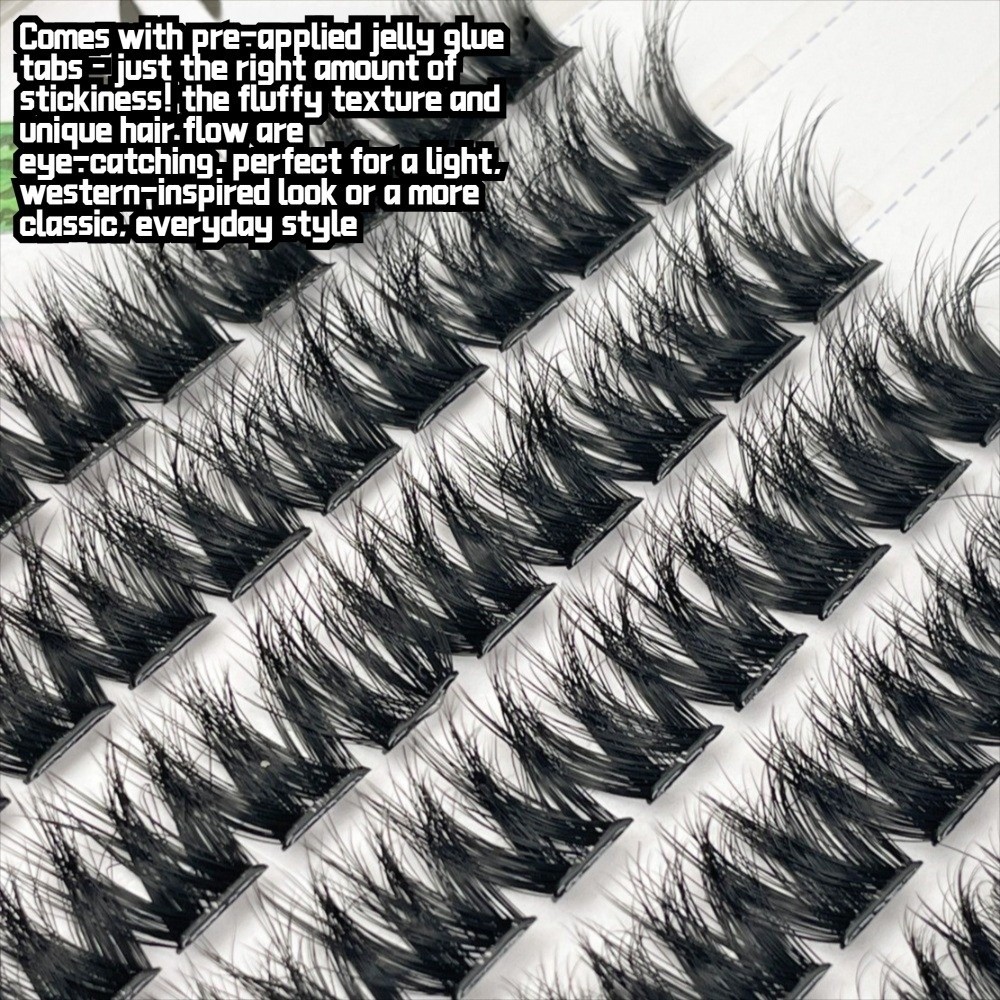 14mm Length False Eyelashes Bo - Eyelash Extension Cluster ulasan dan harga