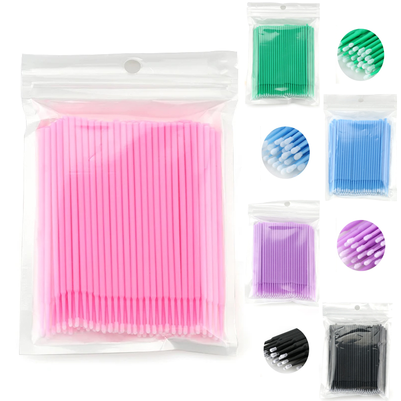 50/100PCS Disposable Micro Bru - Eyelash Extension Remover ulasan dan harga