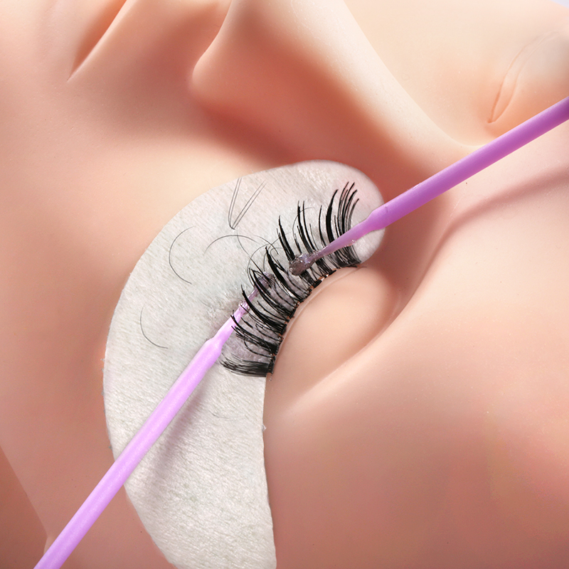 50/100PCS Disposable Micro Bru - Eyelash Extension Remover ulasan dan harga