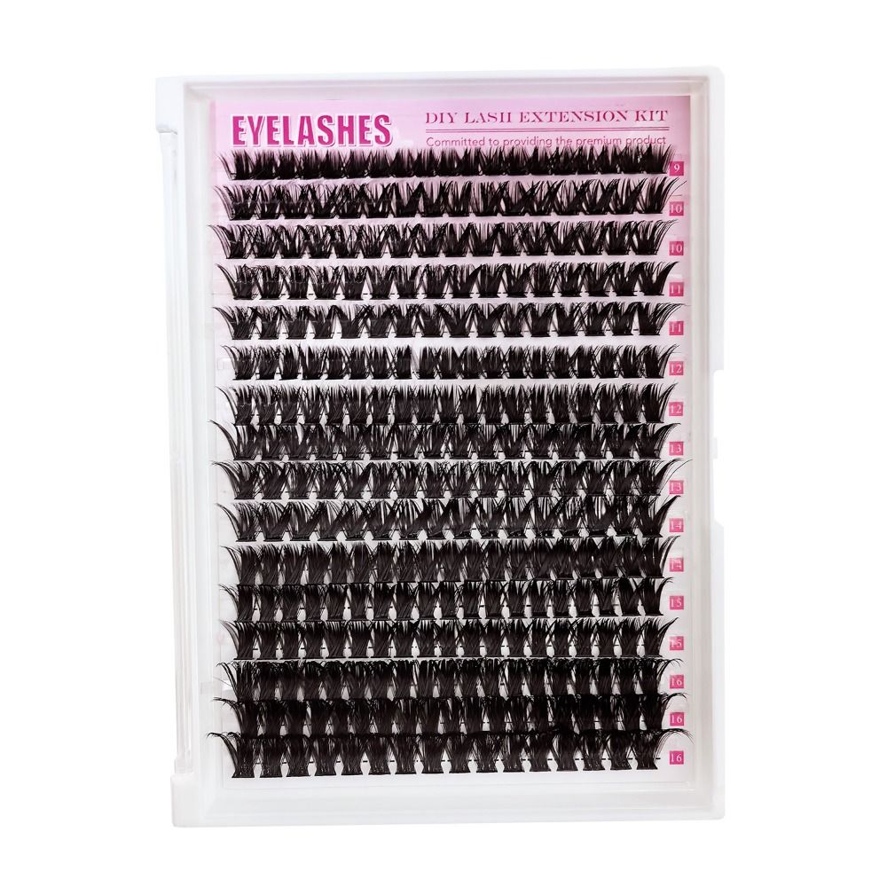 Natural Look False Eyelashes B - Eyelash Extension Wispy Look ulasan dan harga