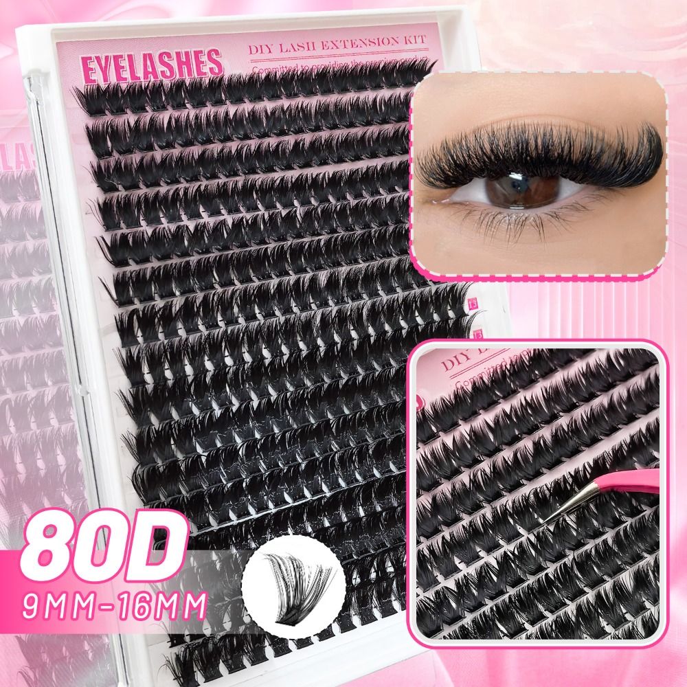 Natural Look False Eyelashes B - Eyelash Extension Wispy Look ulasan dan harga