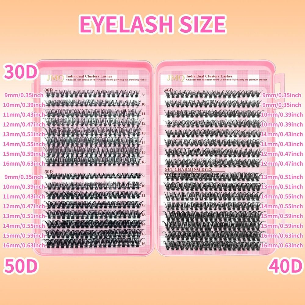 9-16mm Length False Eyelashes  - Eyelash Extension Wispy Look ulasan dan harga