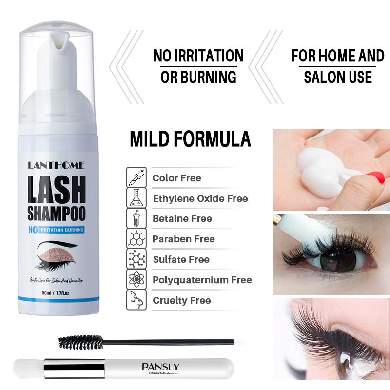 50ML Lanthome Pro Eyelash Exte - Eyelash Extension Wash ulasan dan harga