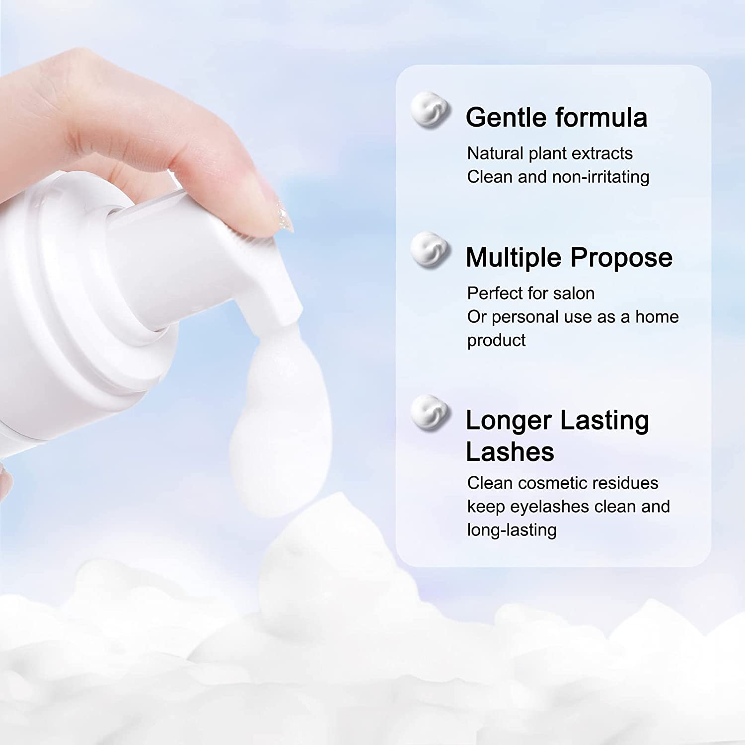 50ML Lanthome Pro Eyelash Exte - Eyelash Extension Wash ulasan dan harga