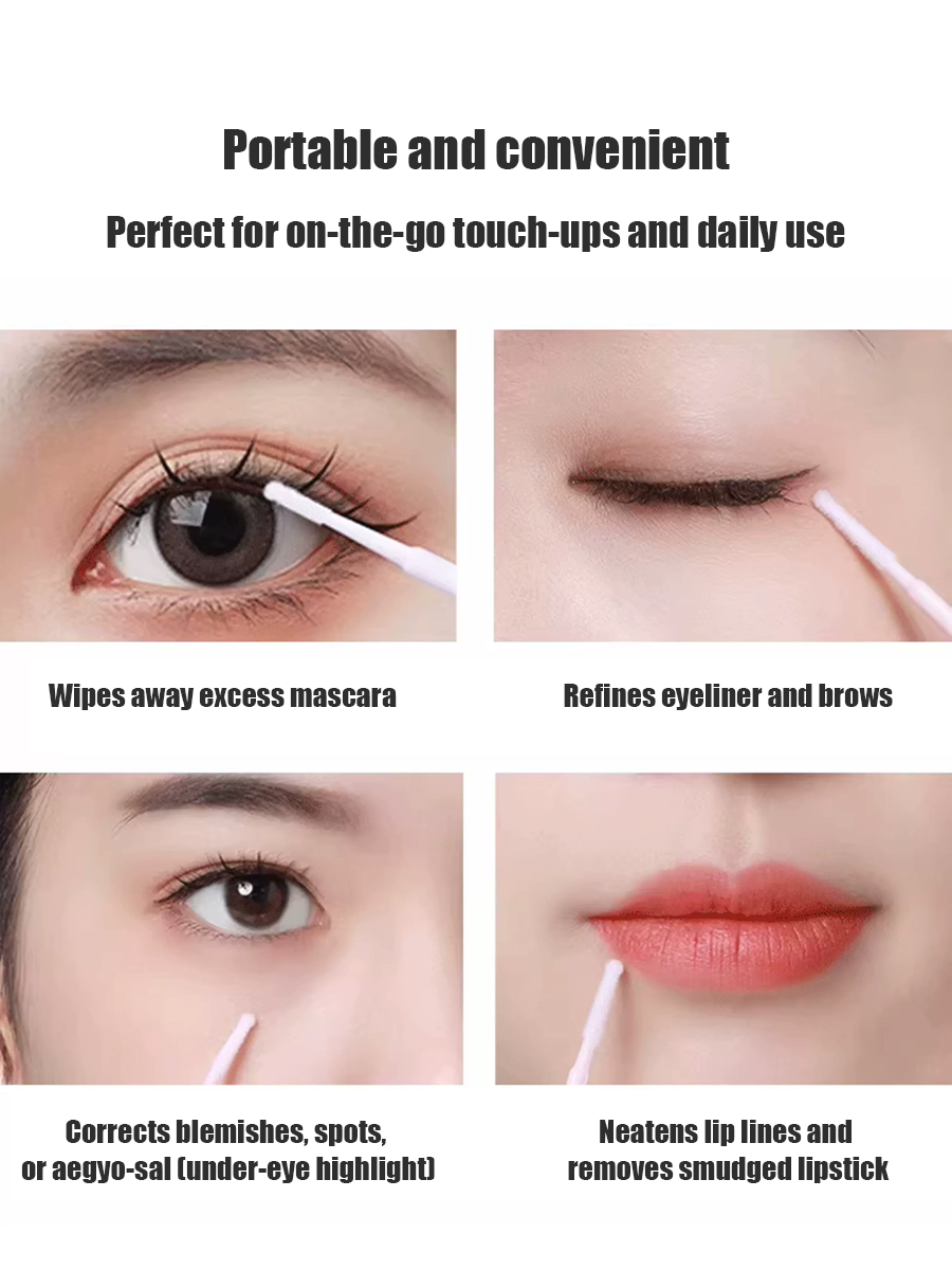 Disposable Long Cotton Swabs E - Eyelash Extension Remover ulasan dan harga