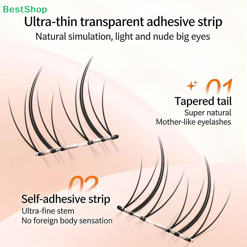 ✂Black Self Adhesive False Eye - Eyelash Extension No 11 ulasan dan harga