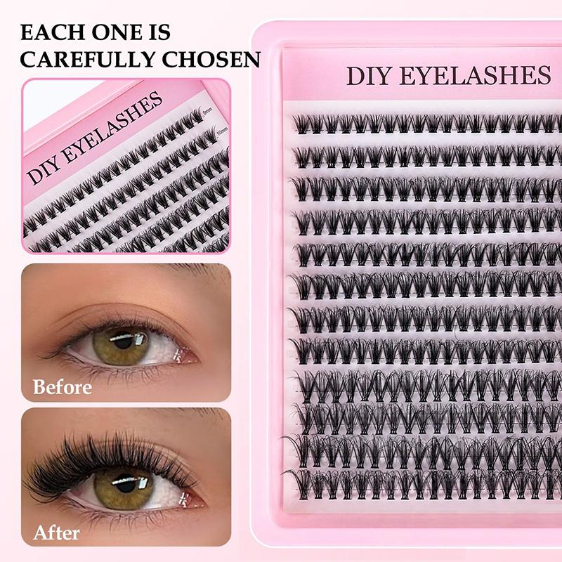 Natural Cluster Feathe-r Lash  - Eyelash Extension Cluster ulasan dan harga