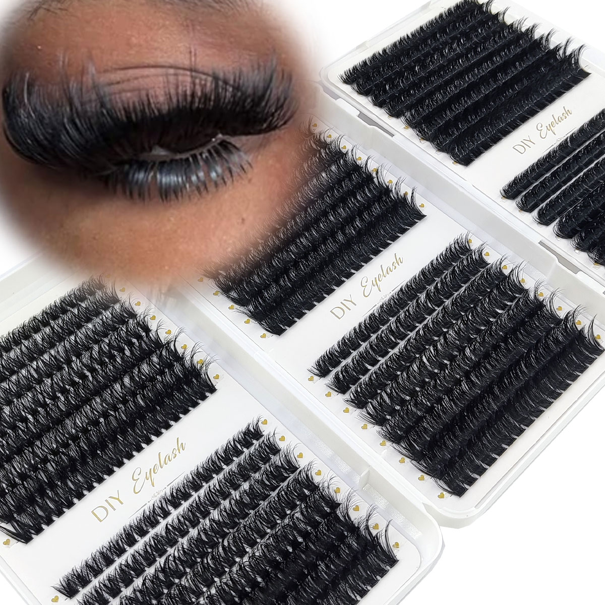HBZGTLAD 200D-60D Bottom and P - Eyelash Extension Anime ulasan dan harga