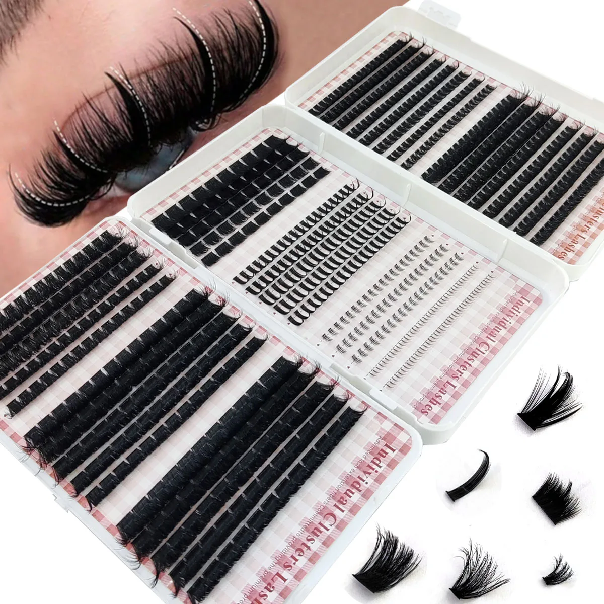 HBZGTLAD 200D-60D Bottom and P - Eyelash Extension Anime ulasan dan harga