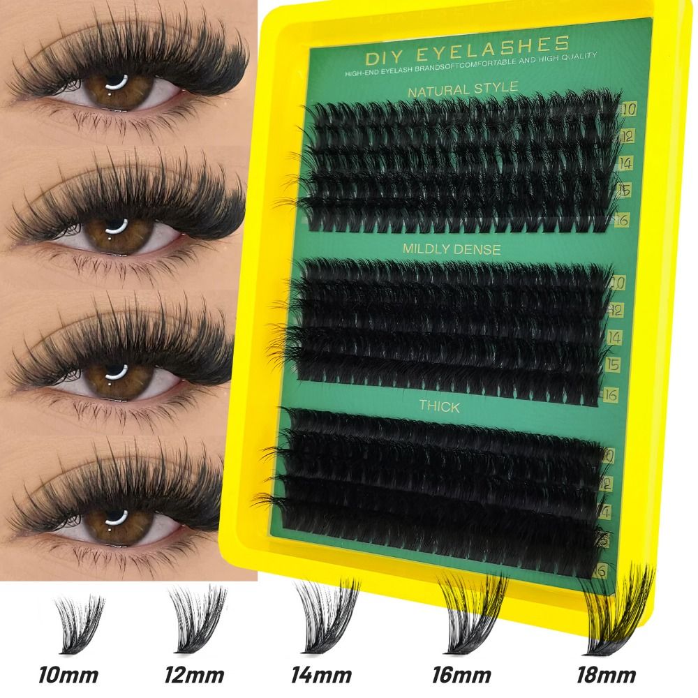 Natural Look False Eyelashes B - Eyelash Extension Wispy Look ulasan dan harga