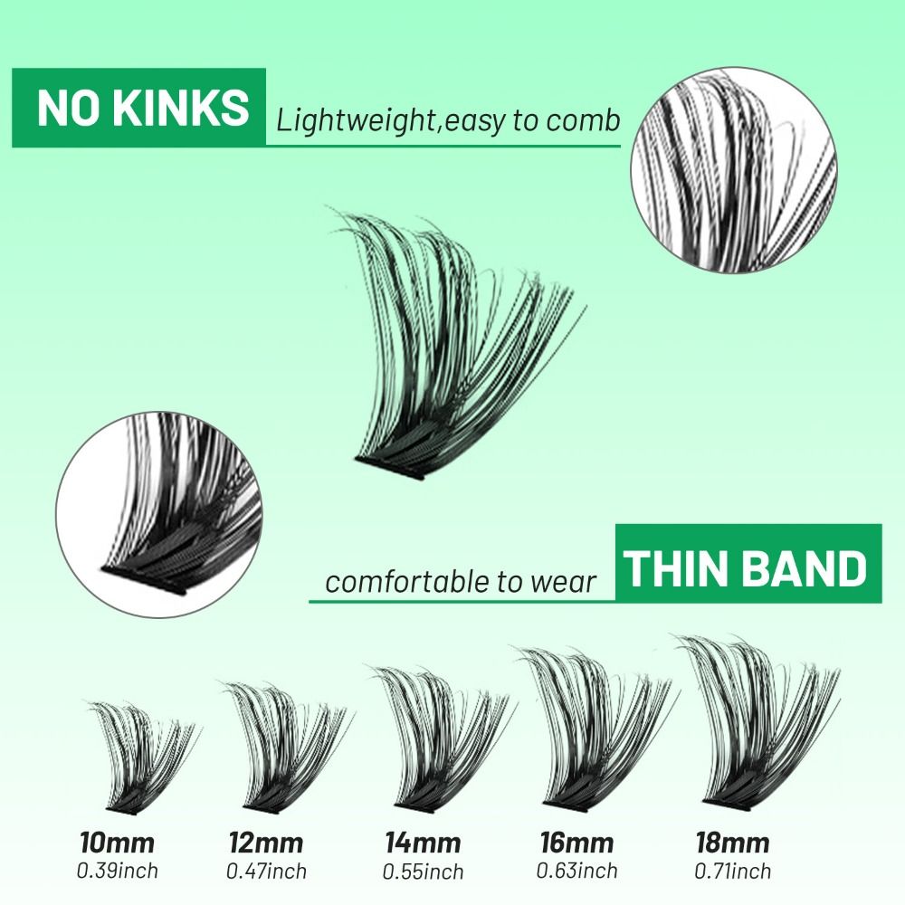 Natural Look False Eyelashes B - Eyelash Extension Wispy Look ulasan dan harga