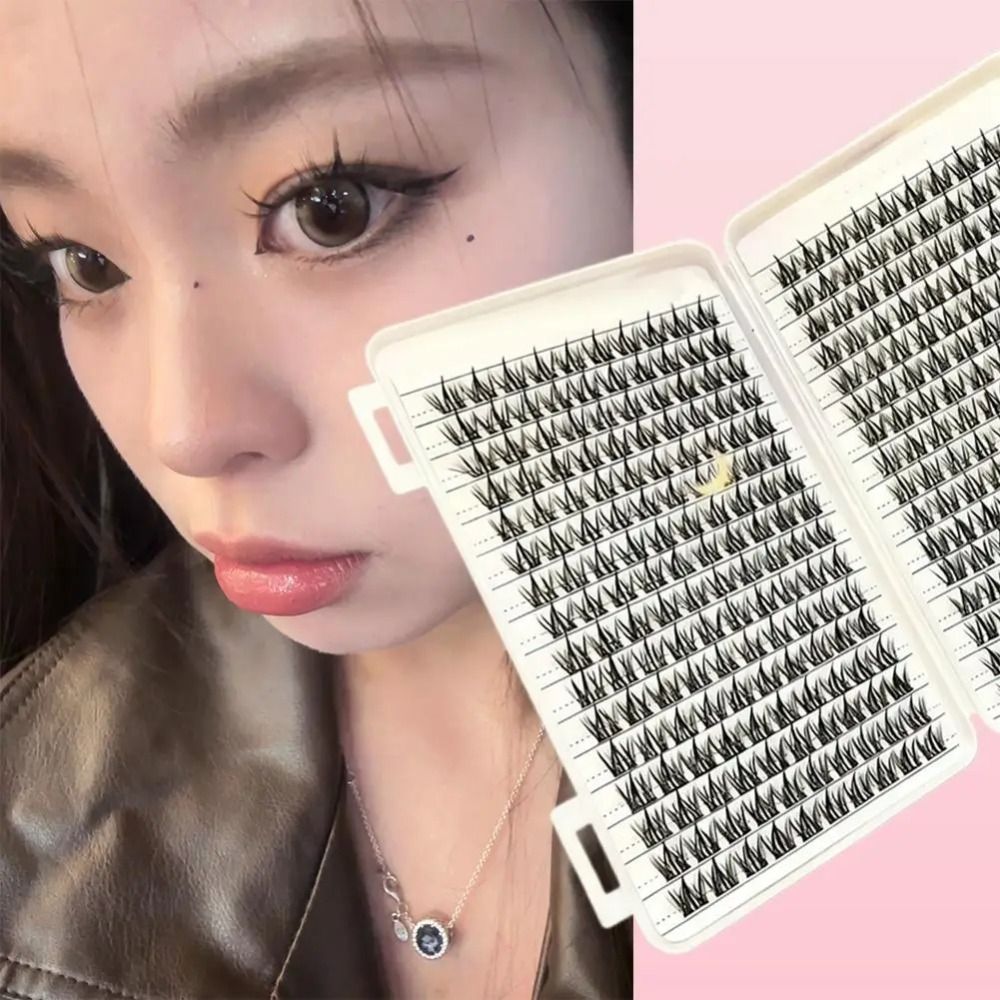 Natural Look False Eyelashes B - Eyelash Extension Wispy Look ulasan dan harga