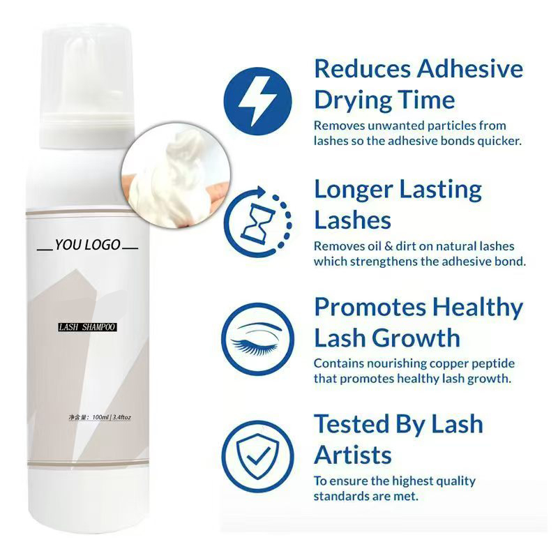 Custom Whipped Lash Cream Sham - Eyelash Extension Wash ulasan dan harga