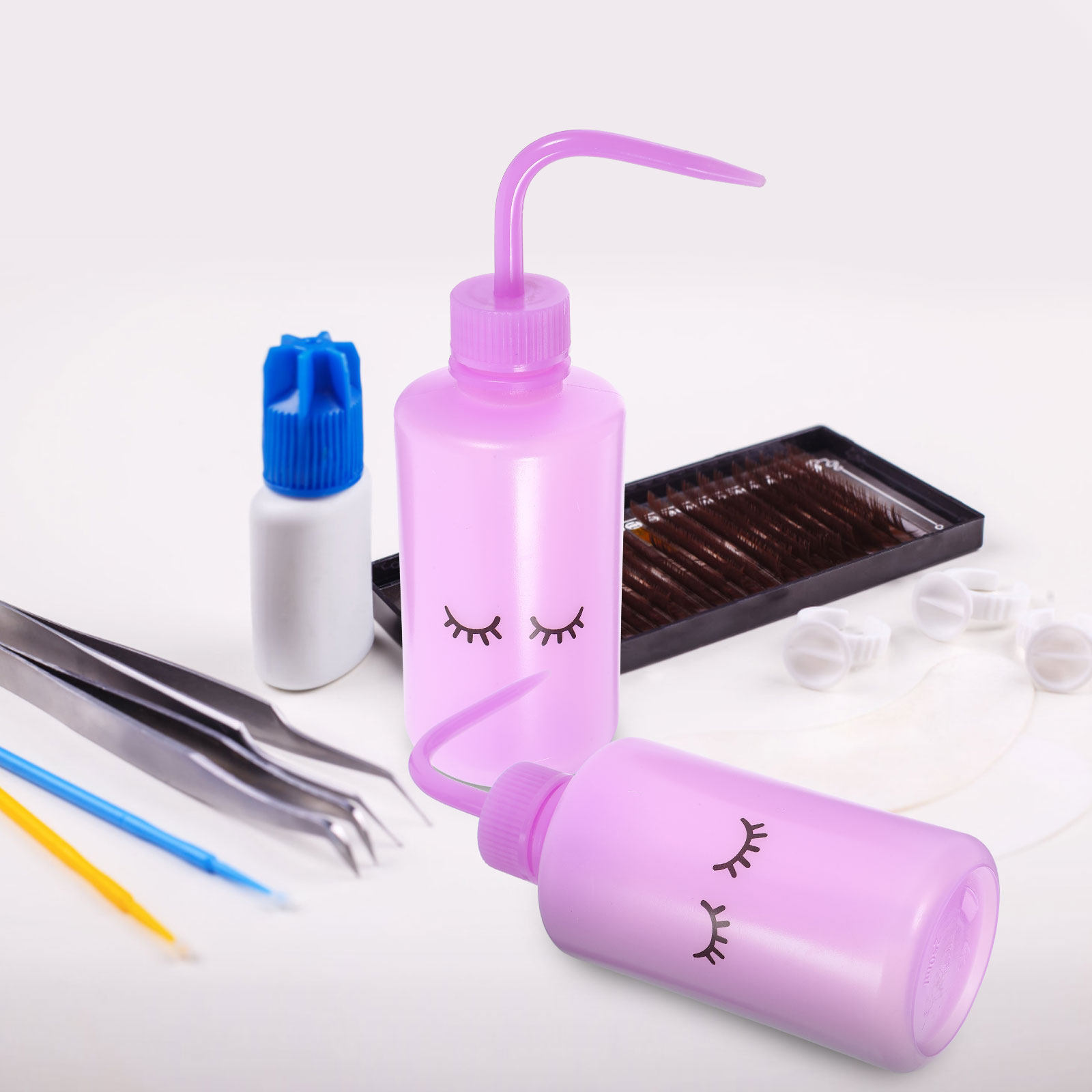 2Pcs Lash Washing Bottle Squee - Eyelash Extension Wash ulasan dan harga