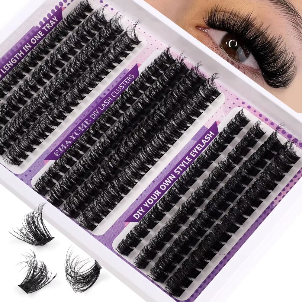 Natural Look False Eyelashes W - Eyelash Extension Wispy Look ulasan dan harga