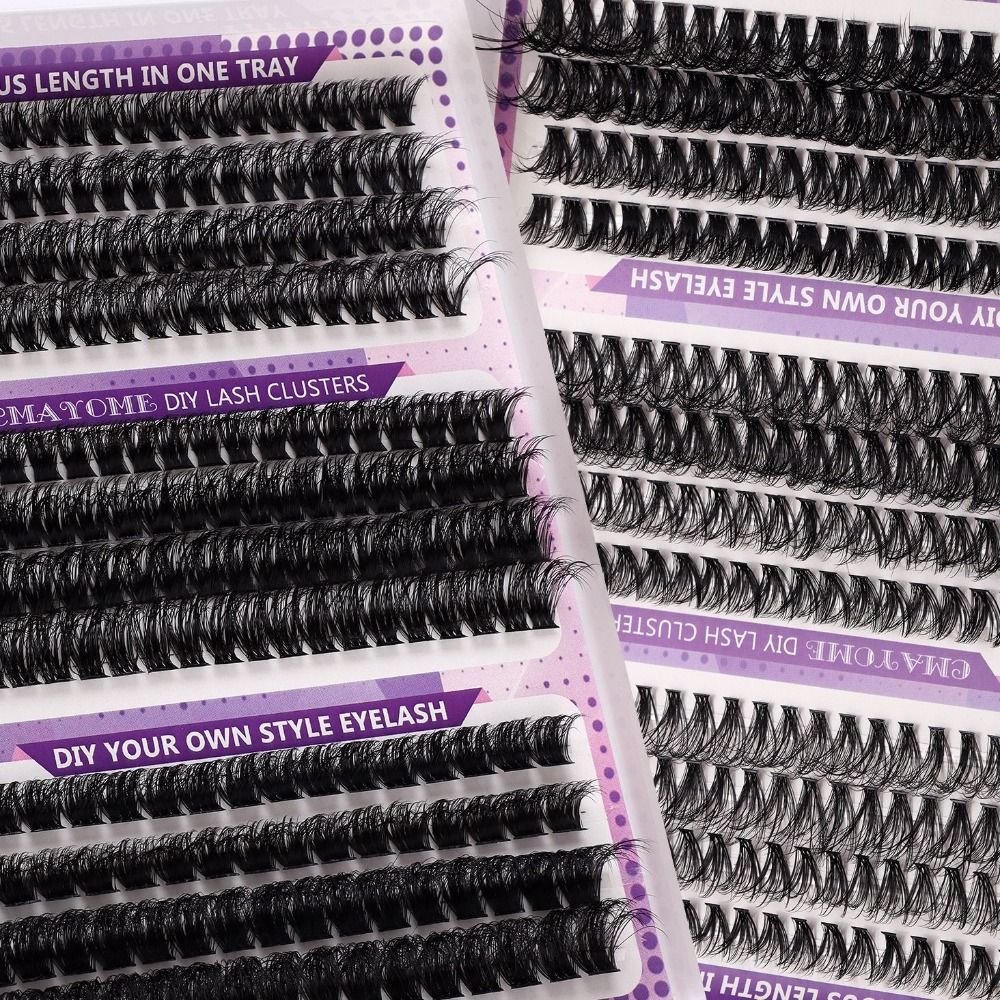 Natural Look False Eyelashes W - Eyelash Extension Wispy Look ulasan dan harga