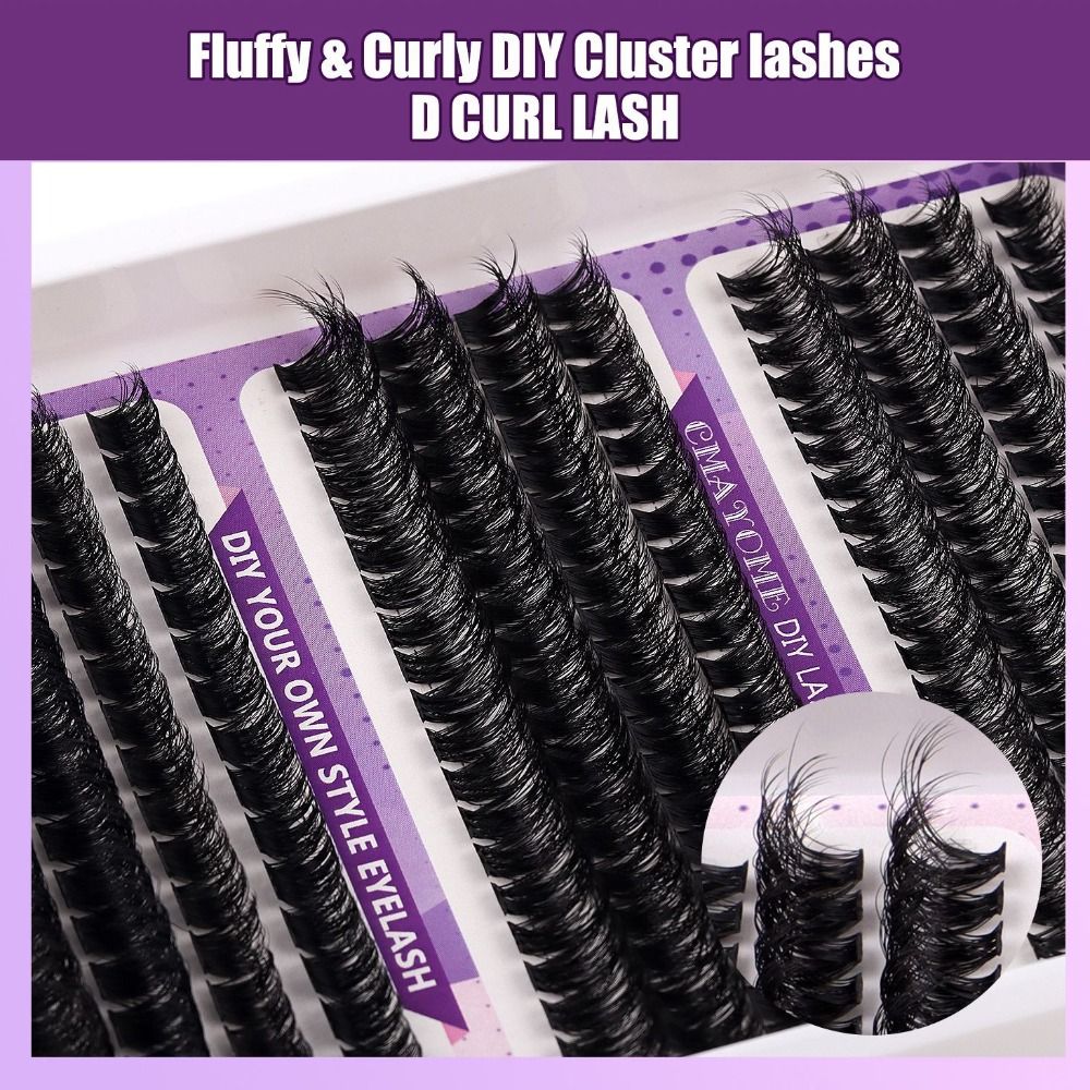 Natural Look False Eyelashes W - Eyelash Extension Wispy Look ulasan dan harga