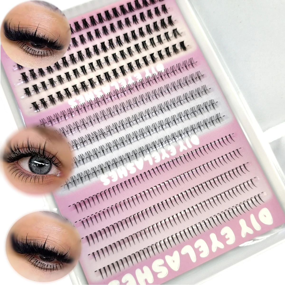 AMSDCN 3styleBottom 15rows  La - Eyelash Extension Wispy Look ulasan dan harga