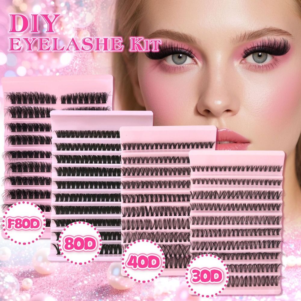 Natural Look False Eyelashes W - Eyelash Extension Wispy Look ulasan dan harga