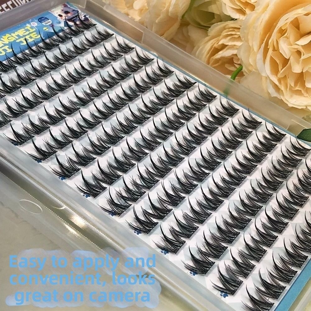 100/130/200 Clusters Black Sel - Eyelash Extension No 11 ulasan dan harga