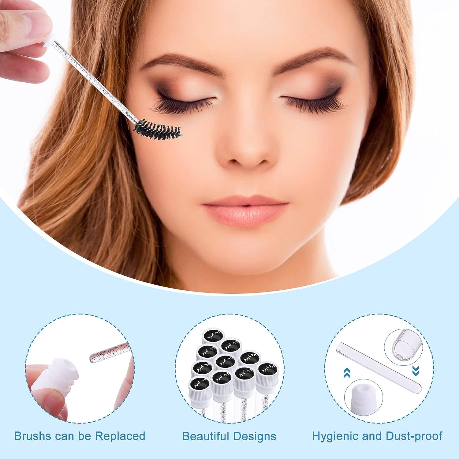 Eyelash Cleaning Set Lash Sham - Eyelash Extension Wash ulasan dan harga