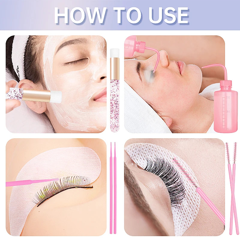 153pcs/Set Eyelash Extension S - Eyelash Extension Wash ulasan dan harga
