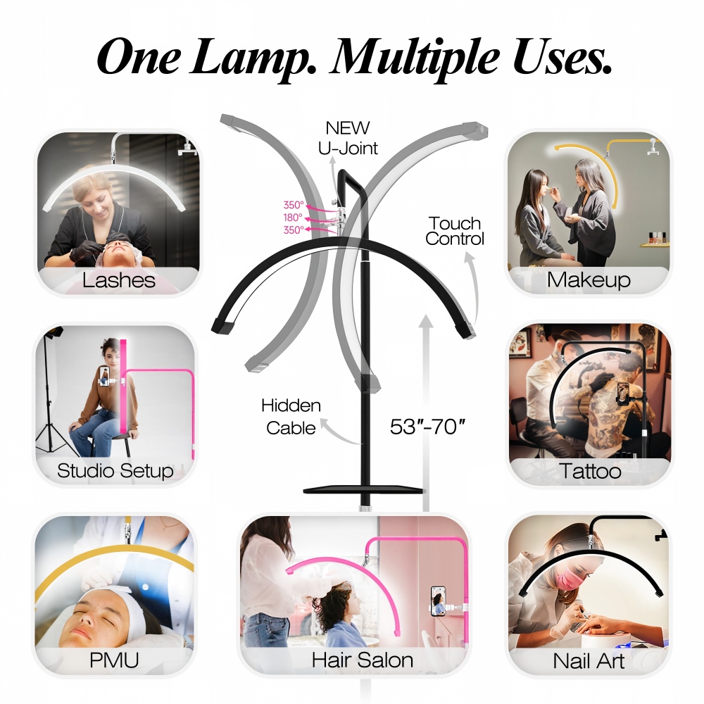 Free LOGO Hidden Cable LED Hal - Eyelash Extension No 11 ulasan dan harga