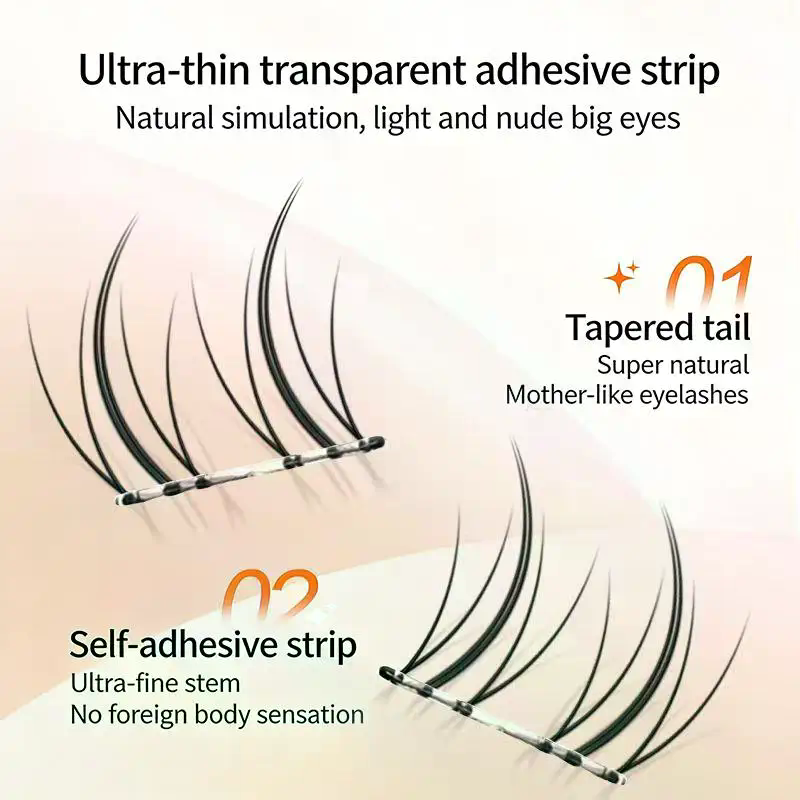 Black Self Adhesive False Eyel - Eyelash Extension No 11 ulasan dan harga