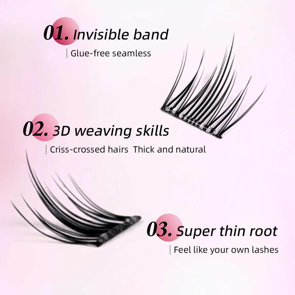 Yelix DIY Self-Adhesive Cluste - Eyelash Extension Korean ulasan dan harga