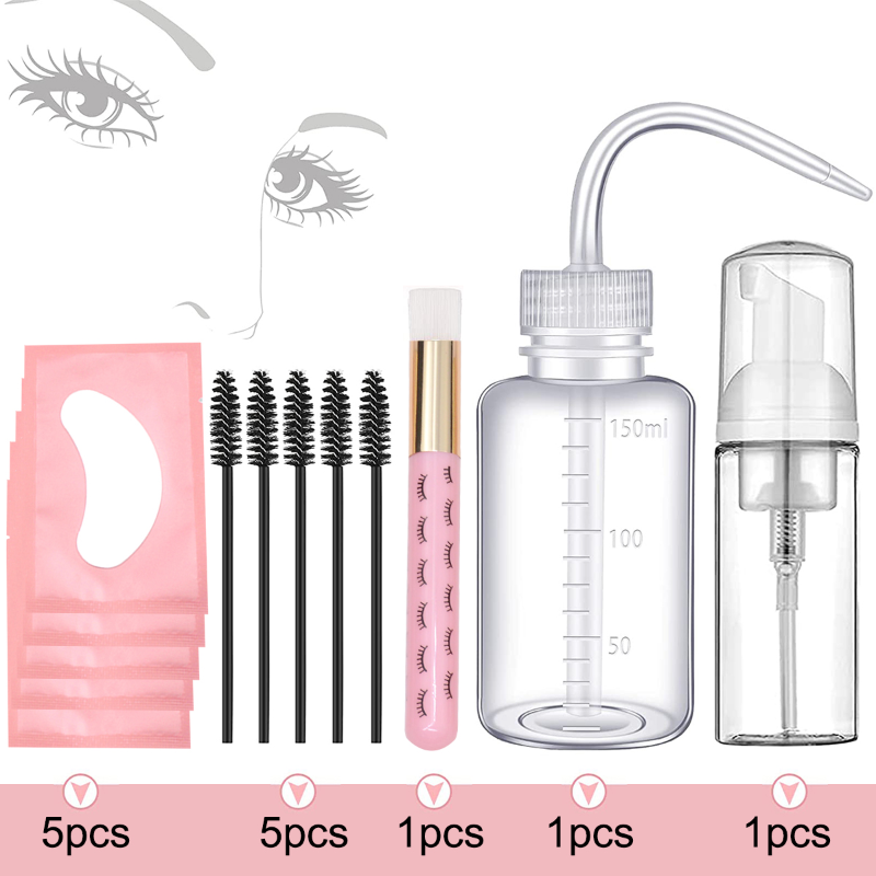 13Pcs Eyelash Extension Cleani - Eyelash Extension Wash ulasan dan harga