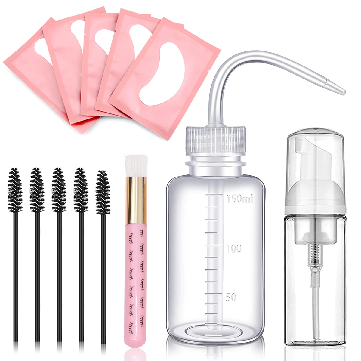 13Pcs Eyelash Extension Cleani - Eyelash Extension Wash ulasan dan harga
