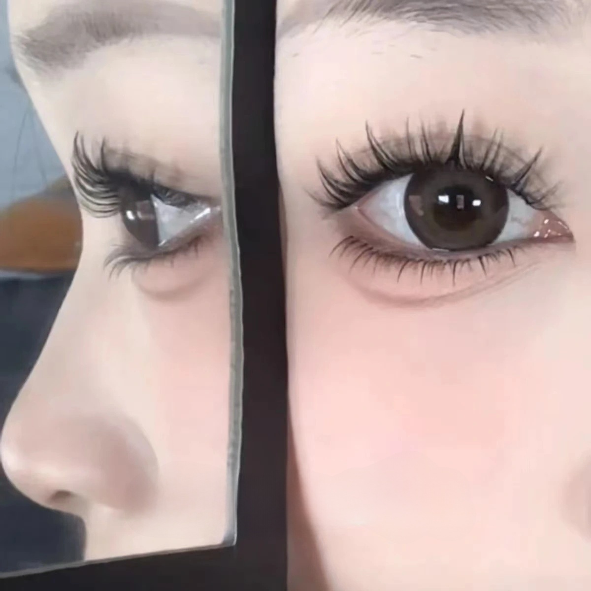 100PCS Natural Self Adhesive E - Eyelash Extension No 11 ulasan dan harga